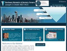 Tablet Screenshot of northwestobesitysurgery.com